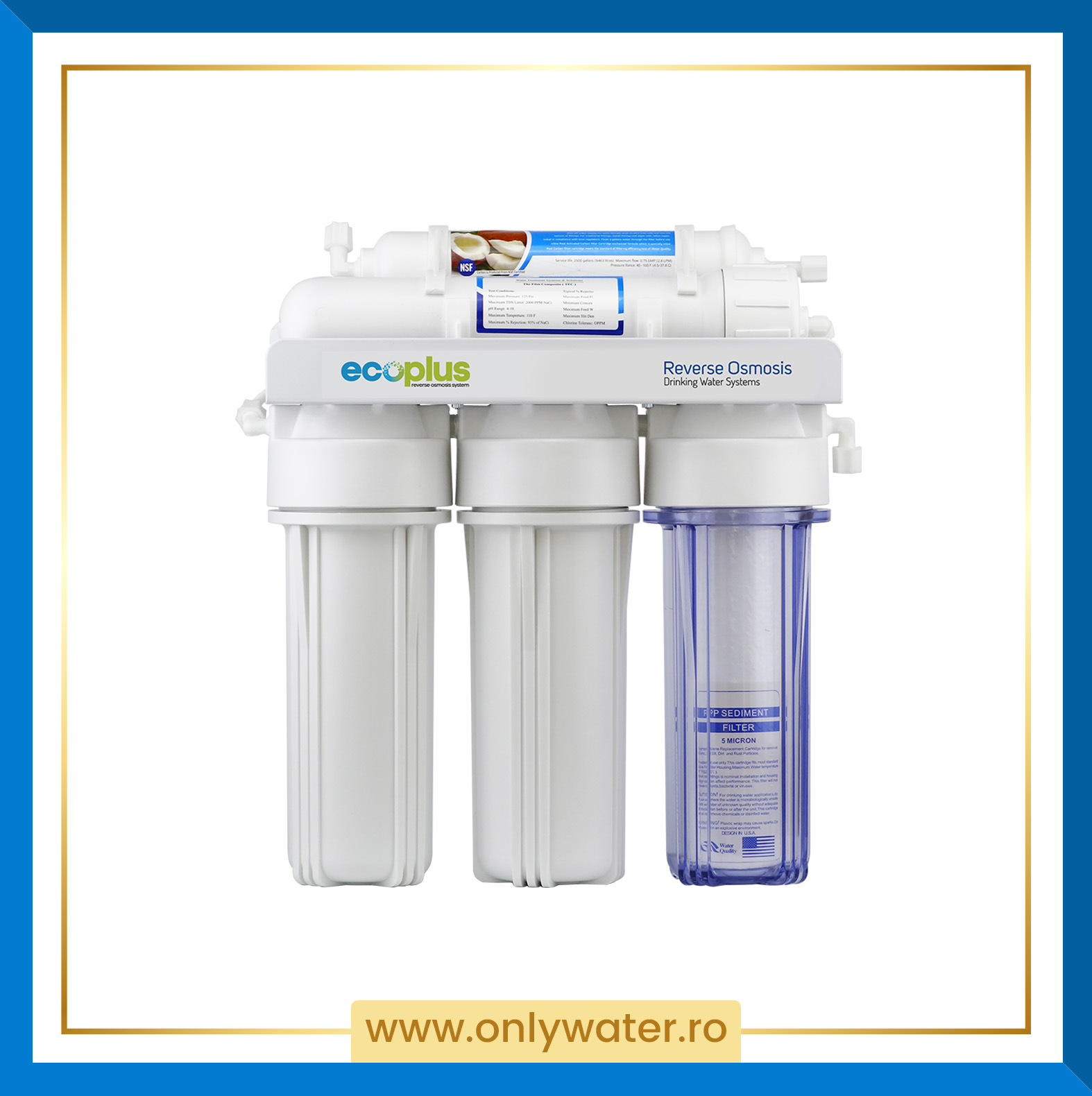 Safir Water Purifier with Pump – HSC Water | Treatment Devices and Systems